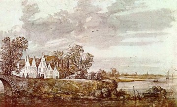 アエルベルト・カイプ Painting - 風景 1640 田園風景画家アルバート・カイプ